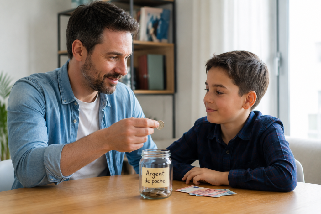 argent de poche pour les enfants