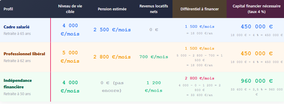 vivre de ses rentes