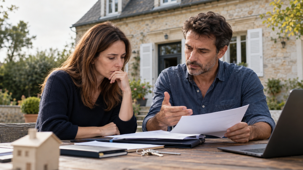 maison en indivision entre frère et soeur