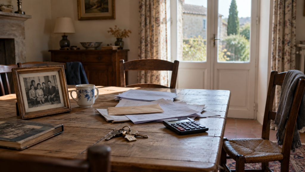 maison en indivision entre frère et soeur
